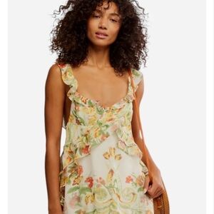Free People Floral Mini Dress - Multicolor